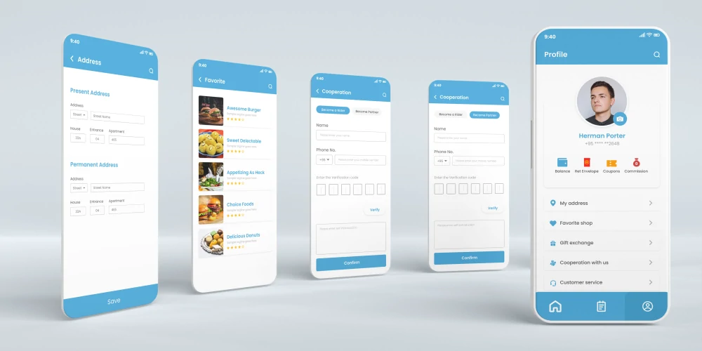 Multi Vendor App UI Design
