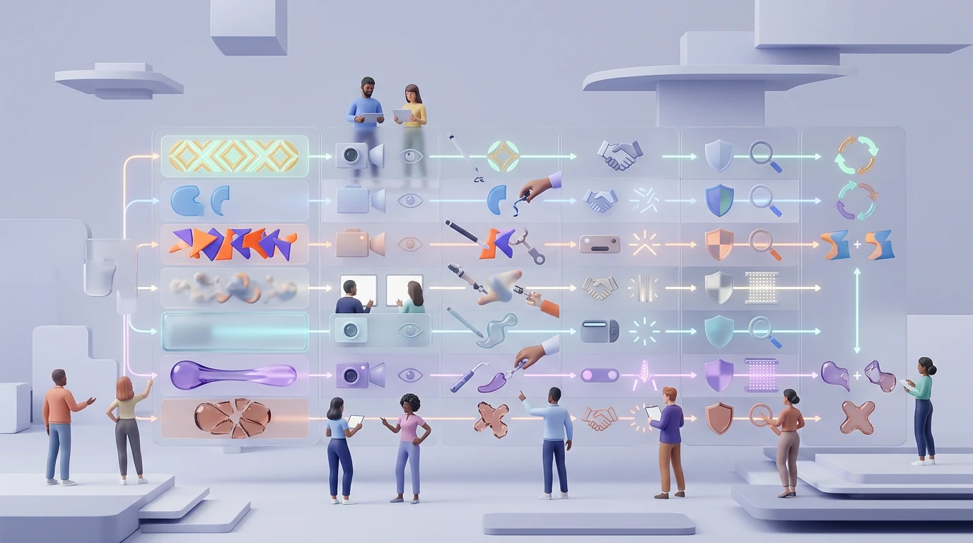 A product team testing correct, partial, wrong, uncertain, refused, slow, and failed AI responses