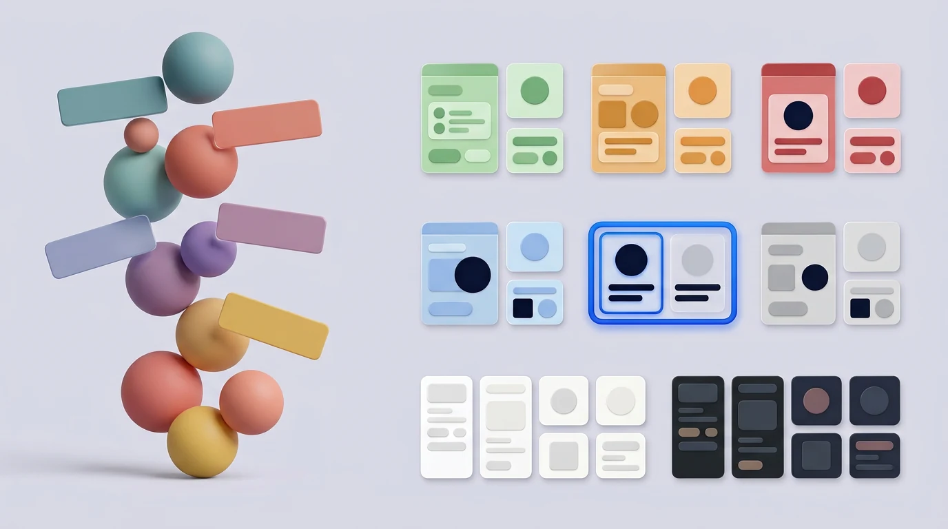 Expressive brand colors separated from functional product colors for states, focus, light, and dark contexts