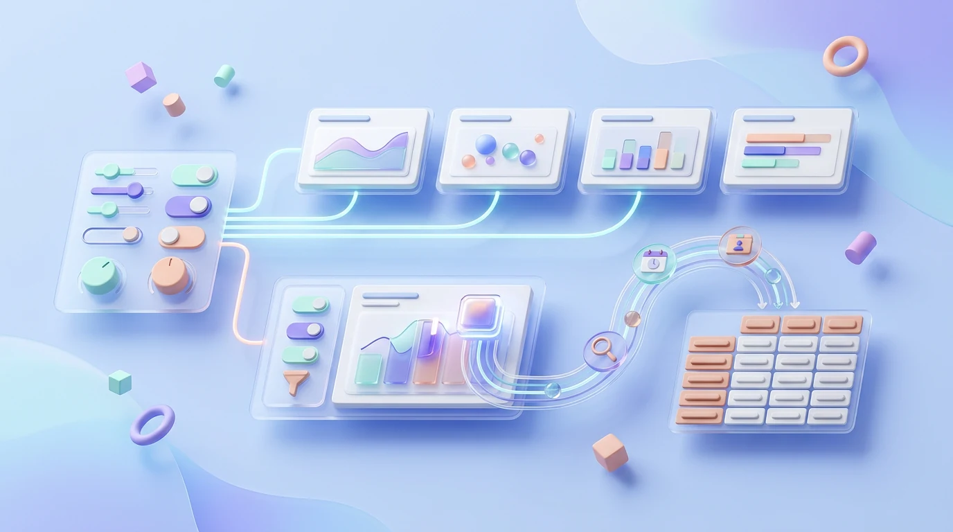 Global and local dashboard filters preserving scope and context from overview to detailed records