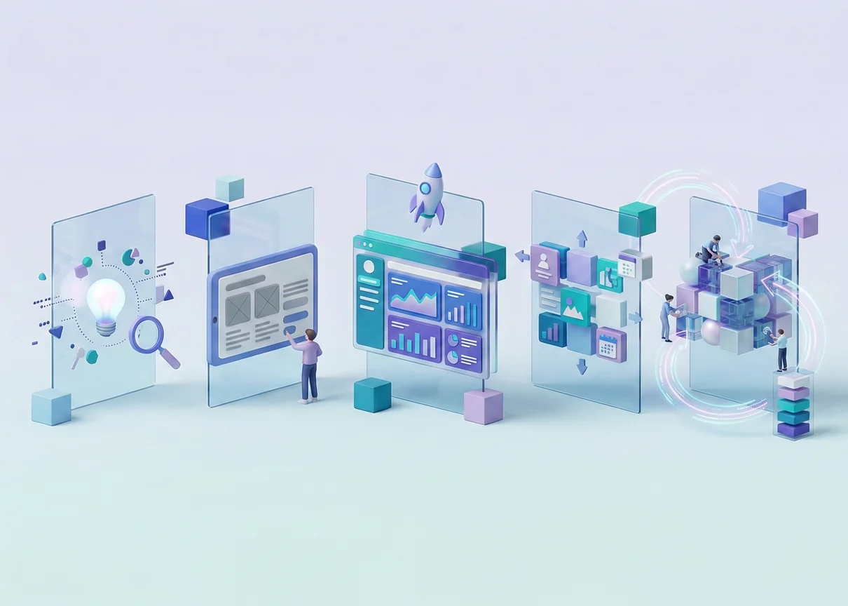 SaaS product design lifecycle from idea validation and MVP to growth and continuous improvement