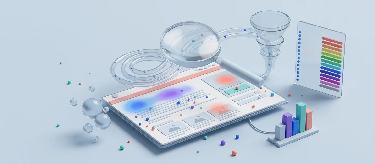 Usability testing, session review, feedback, funnels, and product analytics connected to one prototype